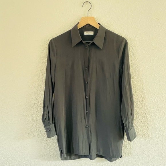 Babaton Toned Black Button Up Blouse - Picture 5 of 16